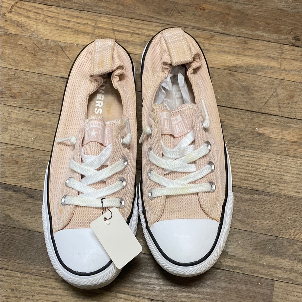 Converse Peach Low-Top Sneakers